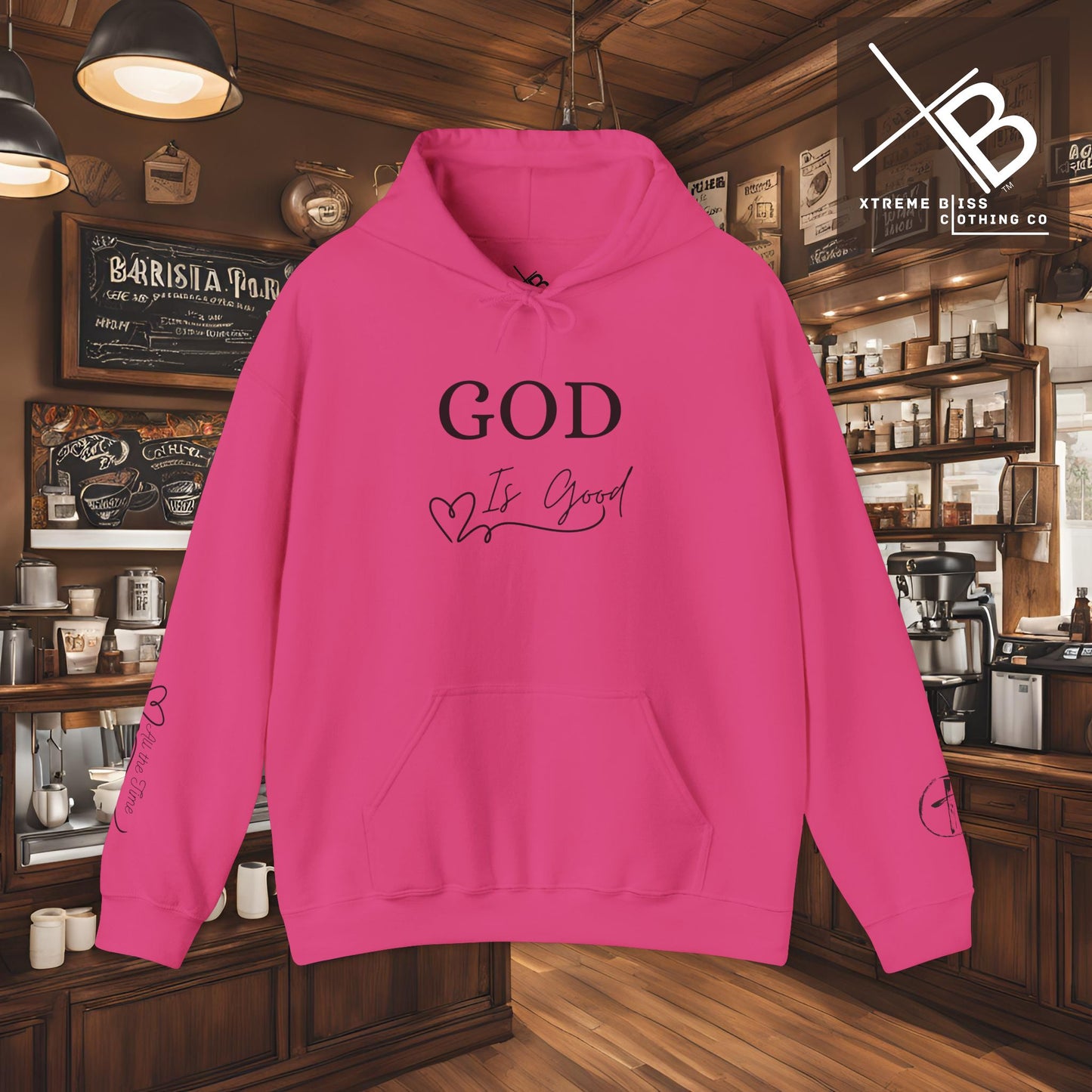 Faithful Heavy Blend Hoodie - GOD is good Design