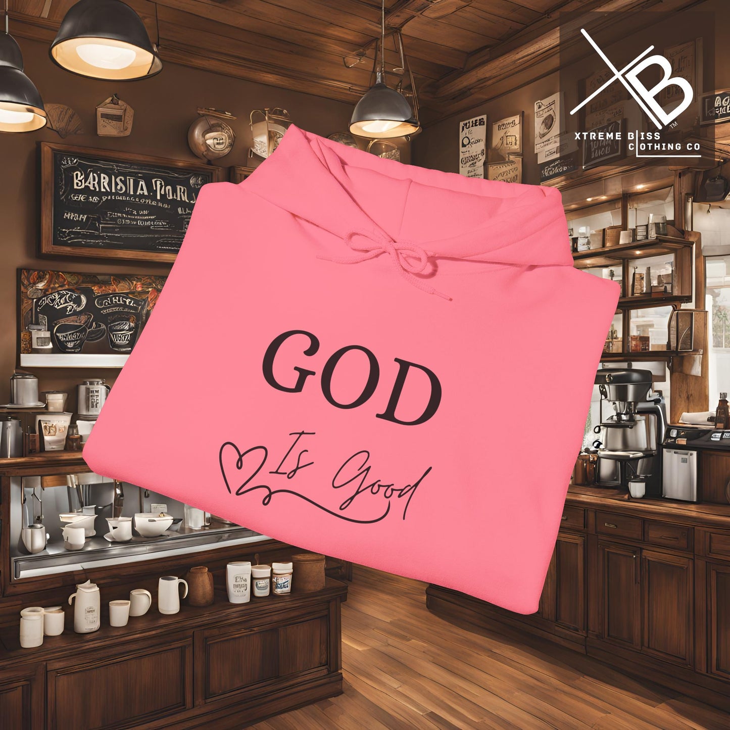 Faithful Heavy Blend Hoodie - GOD is good Design