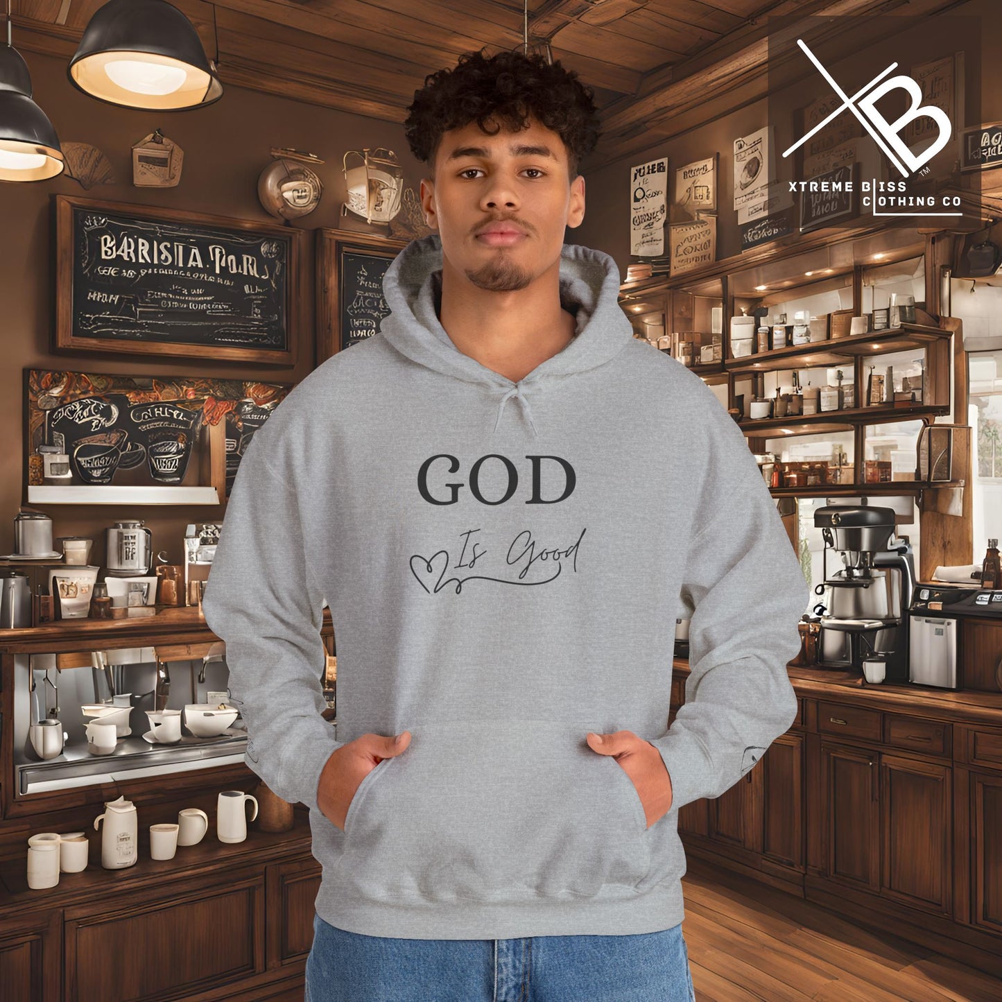 Faithful Heavy Blend Hoodie - GOD is good Design
