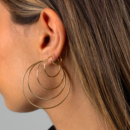 Thin Endless Hoop Earring