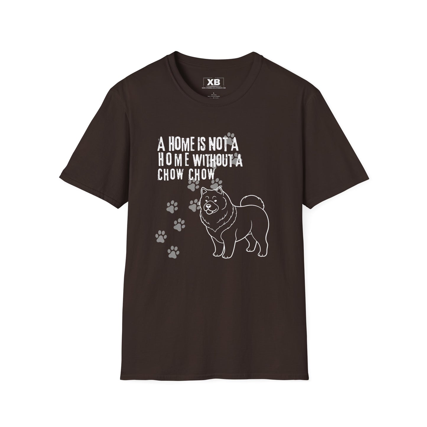 A Home Is Not A Home Without A Chow ChowT-Shirt - Adopt a Shelter Dog