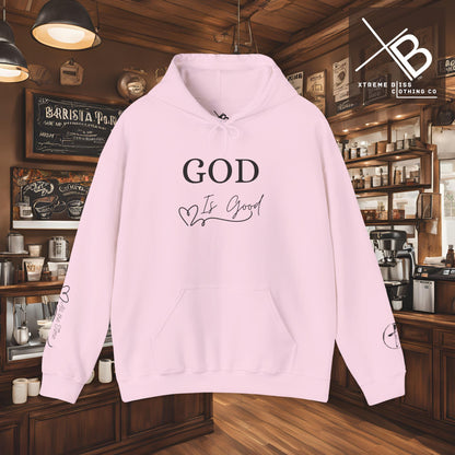 Faithful Heavy Blend Hoodie - GOD is good Design