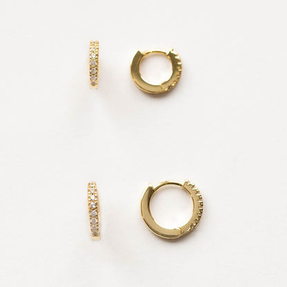 CZ Mini Huggie Earring