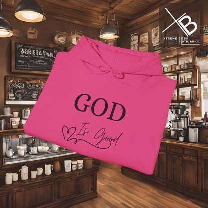 Faithful Heavy Blend Hoodie - GOD is good Design