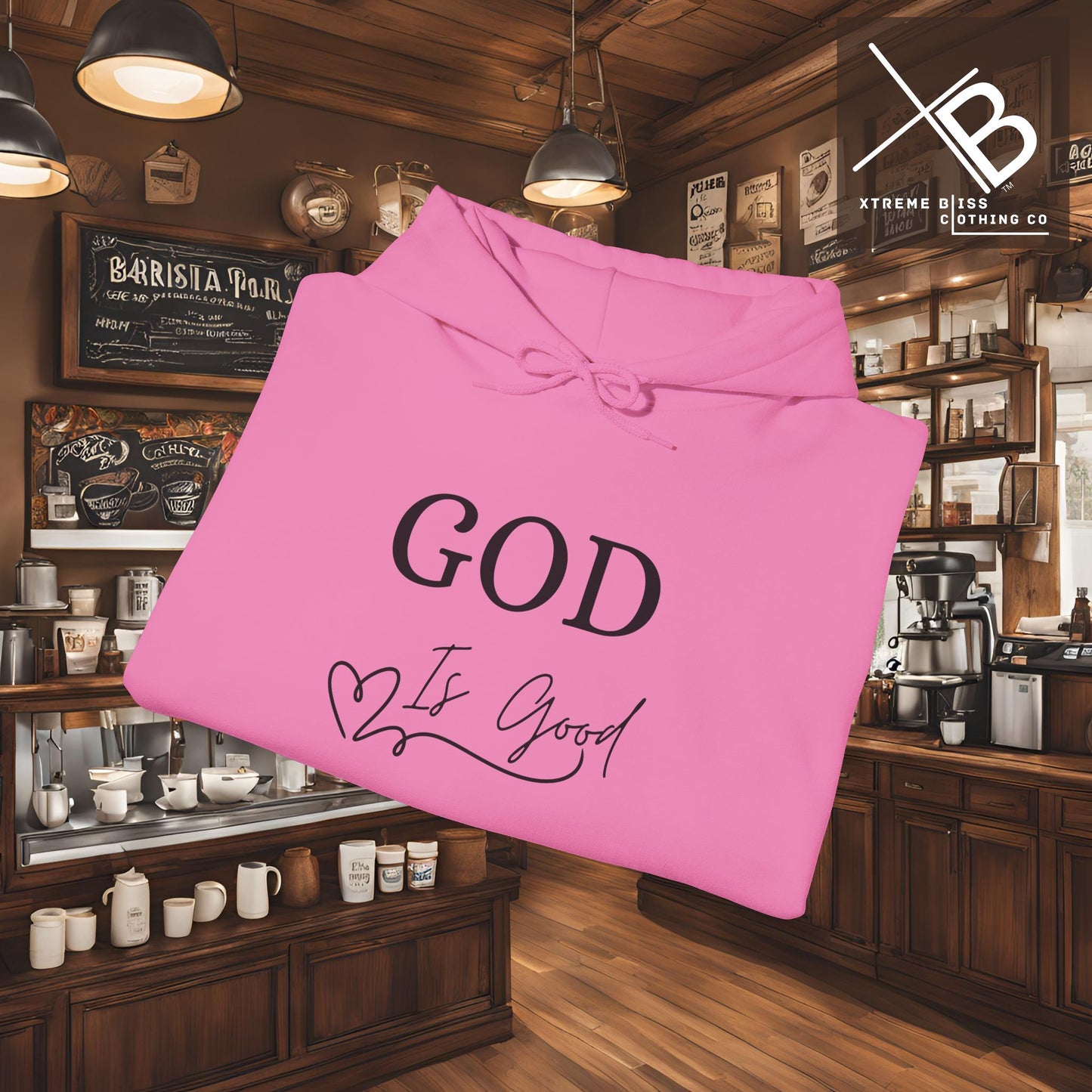 Faithful Heavy Blend Hoodie - GOD is good Design