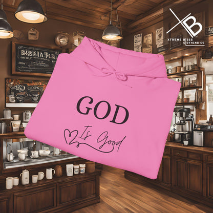 Faithful Heavy Blend Hoodie - GOD is good Design