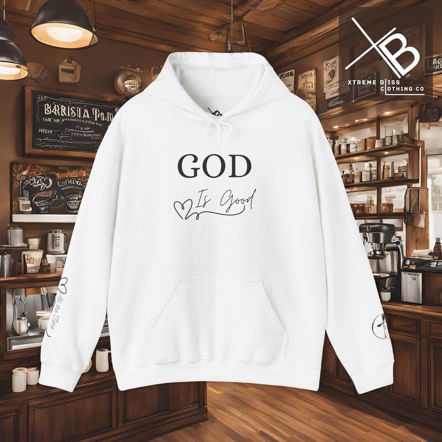 Faithful Heavy Blend Hoodie - GOD is good Design