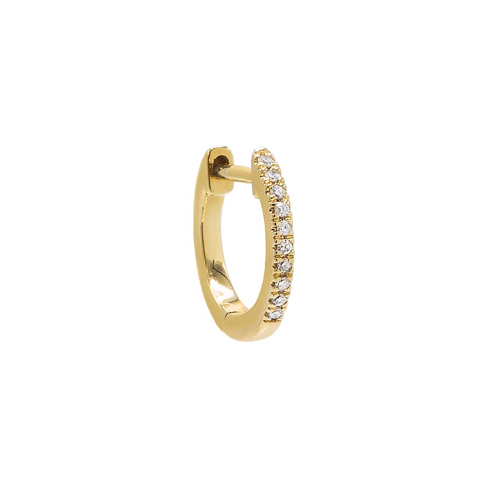 Diamond Huggie Earring 14K