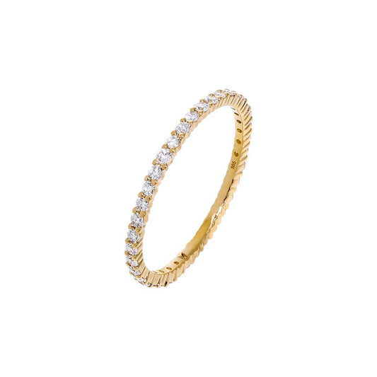 Lab Grown Diamond Round Eternity Band 14K