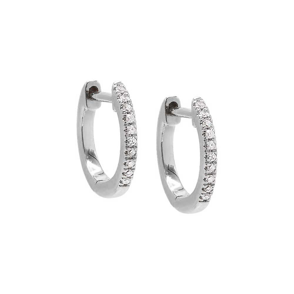 Diamond Huggie Earring 14K