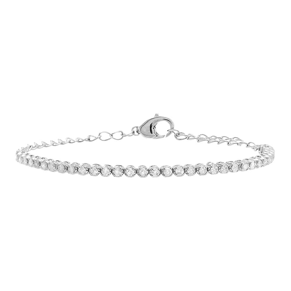 Mini Diamond Tennis Bracelet 14K