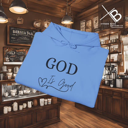 Faithful Heavy Blend Hoodie - GOD is good Design