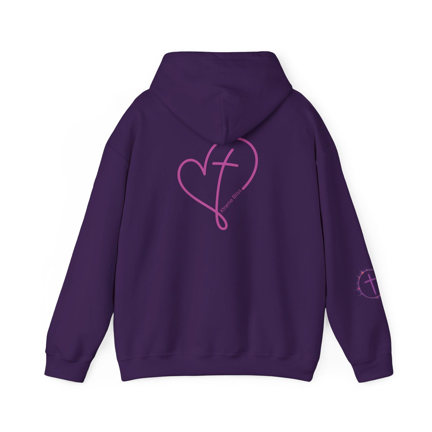 Stay Strong Purple Hoodie Unisex Sweatshirt by Xtreme Bliss