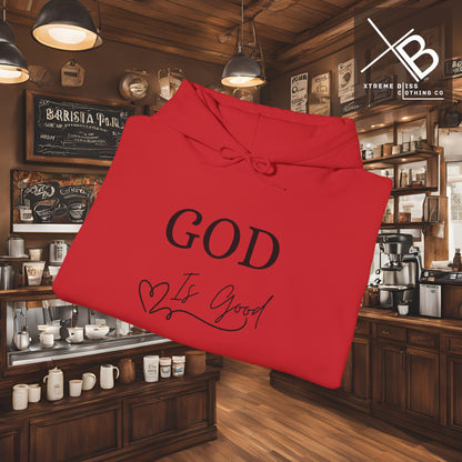 Faithful Heavy Blend Hoodie - GOD is good Design
