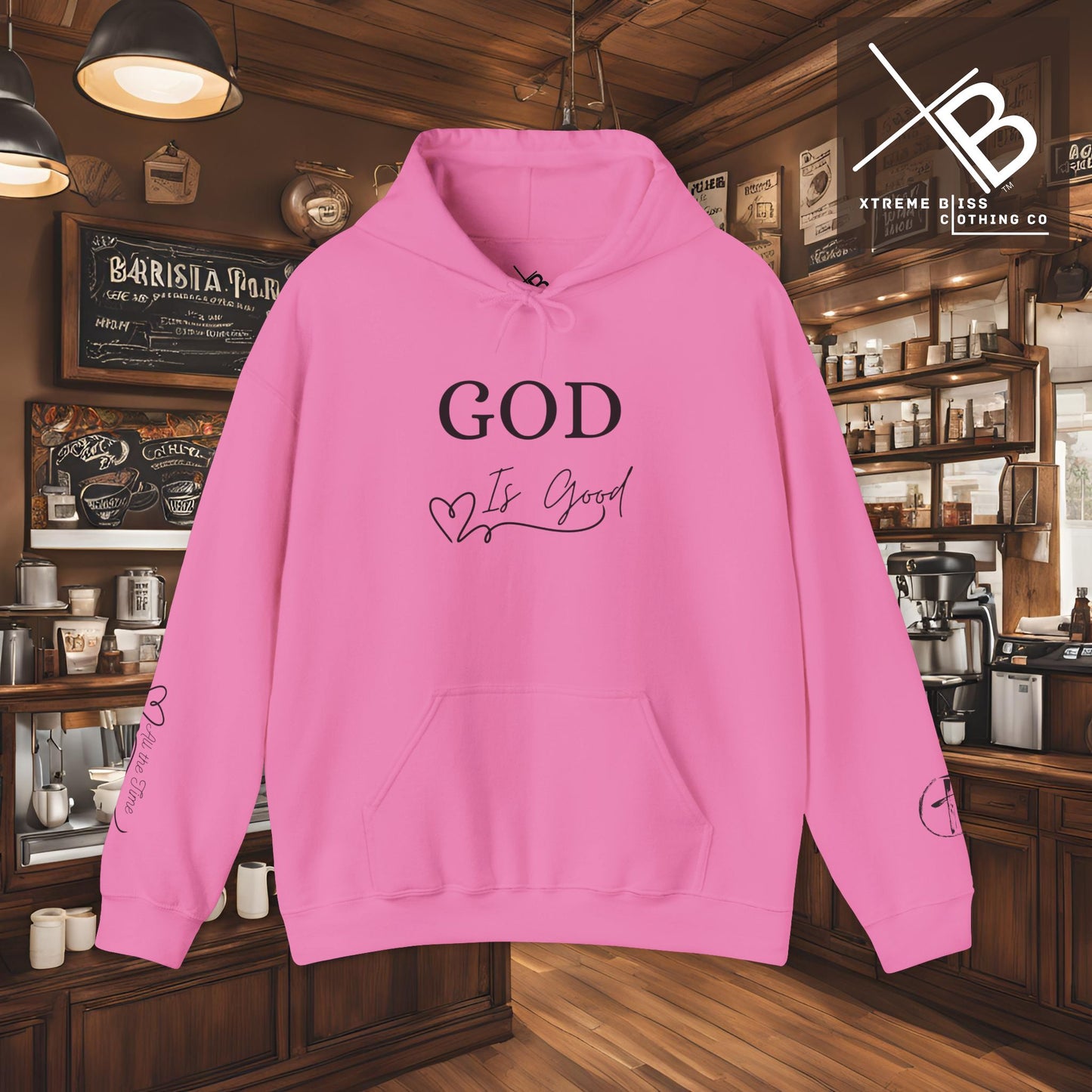 Faithful Heavy Blend Hoodie - GOD is good Design