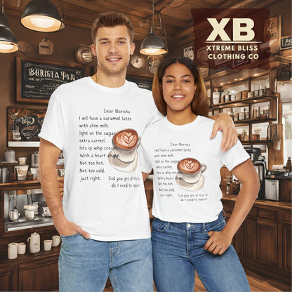 Dear Barista Tee (light color) - Unisex Cotton