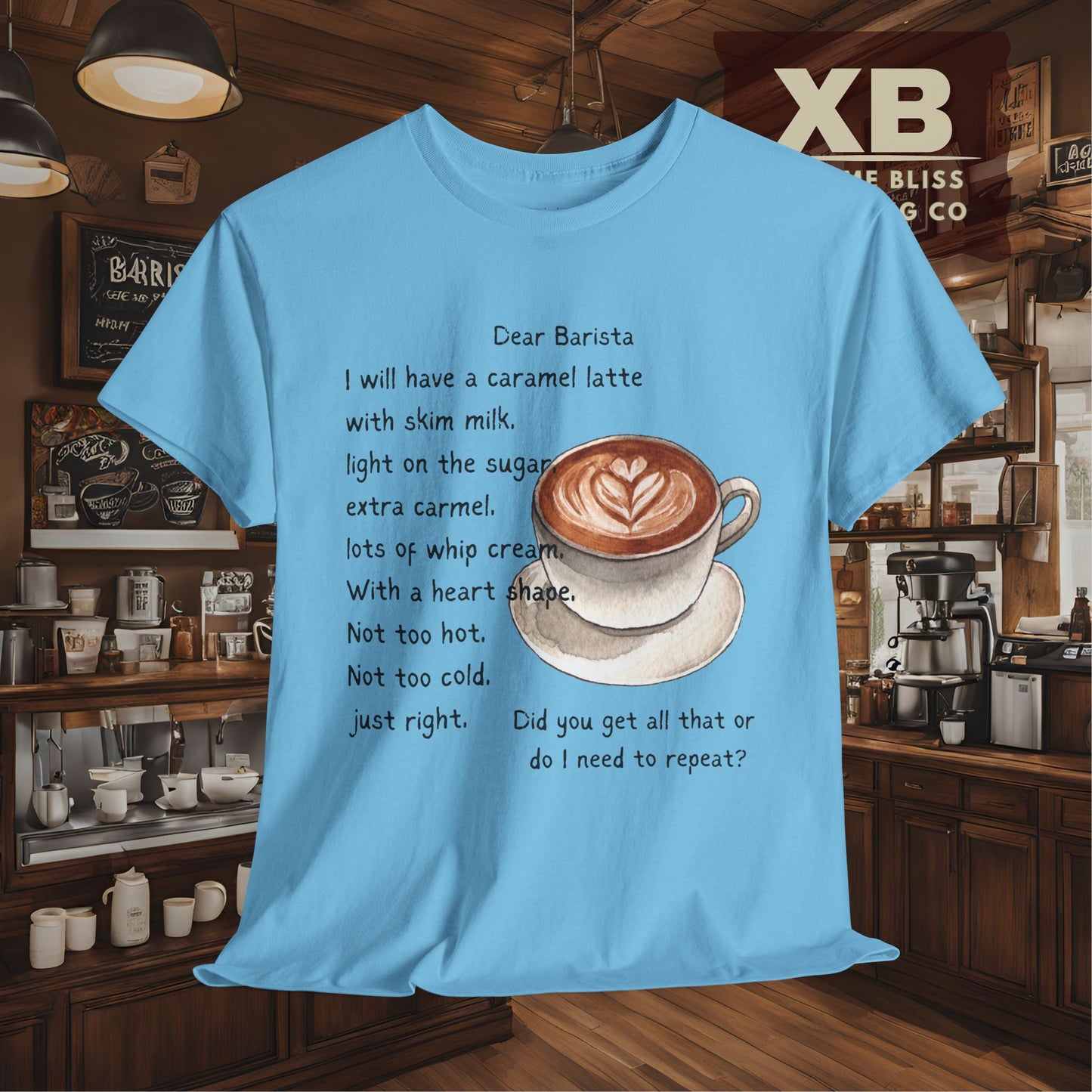 Dear Barista Tee (light color) - Unisex Cotton