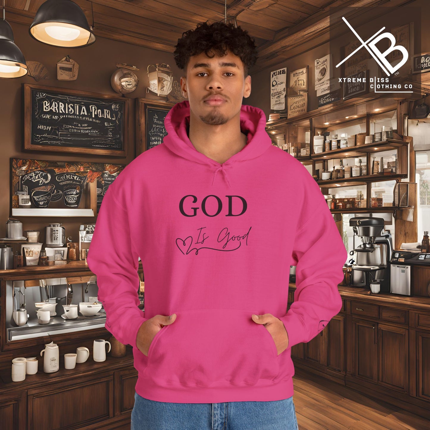 Faithful Heavy Blend Hoodie - GOD is good Design