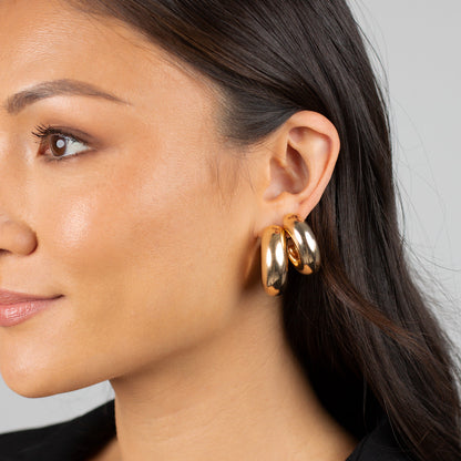 Chunky Bubble Hoop Earring