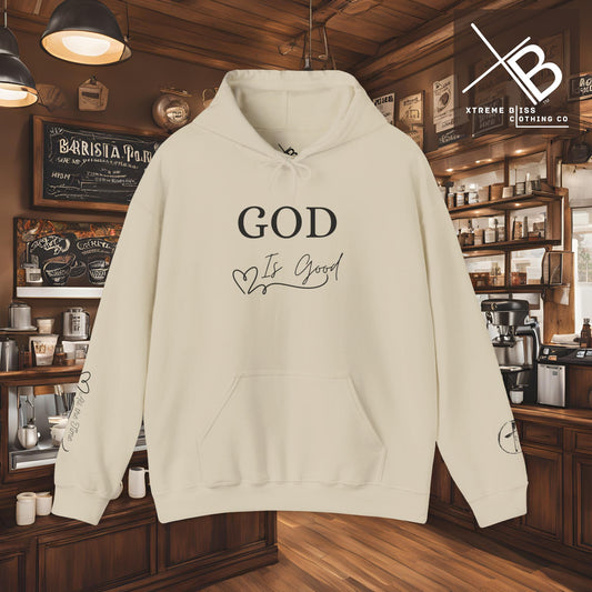 Faithful Heavy Blend Hoodie - GOD is good Design