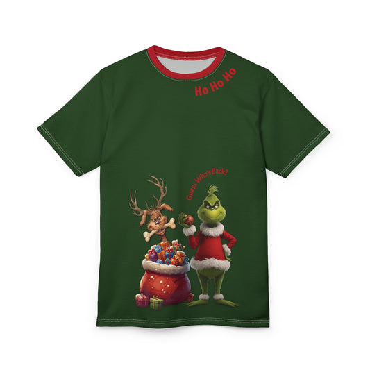 Grinch Holiday Tee, Christmas T-Shirt, Funny Grinch Shirt, Unisex Festive Apparel, Holiday Gift for All Ages