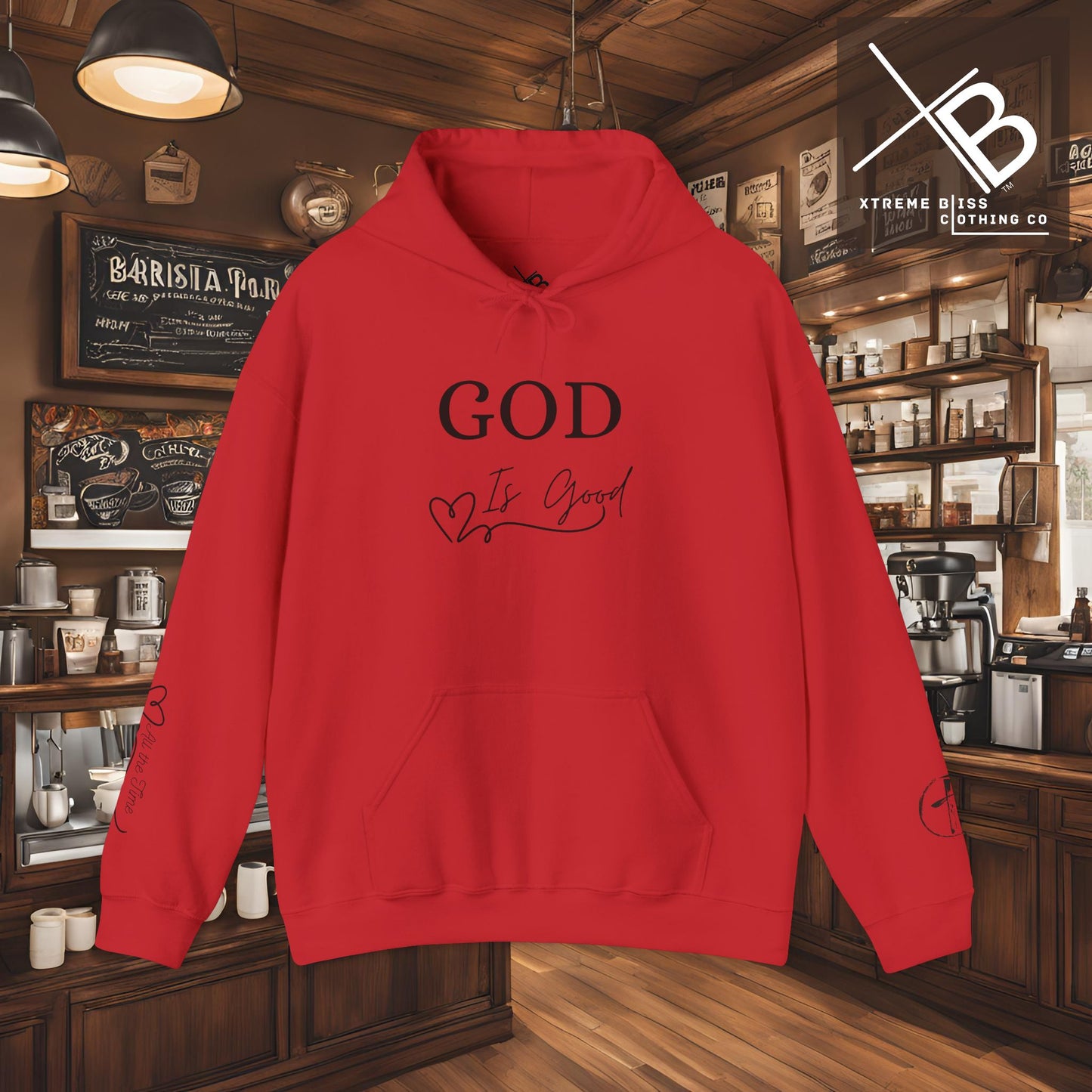 Faithful Heavy Blend Hoodie - GOD is good Design