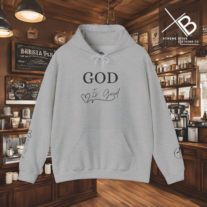 Faithful Heavy Blend Hoodie - GOD is good Design