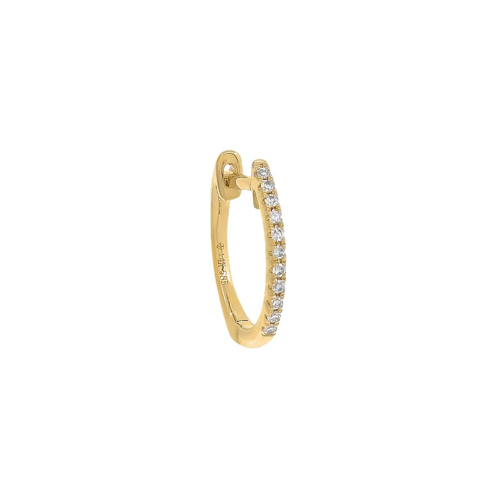 Diamond Huggie Earring 14K