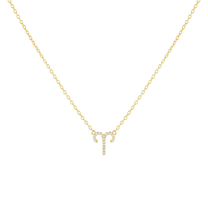 Pavé Zodiac Necklace