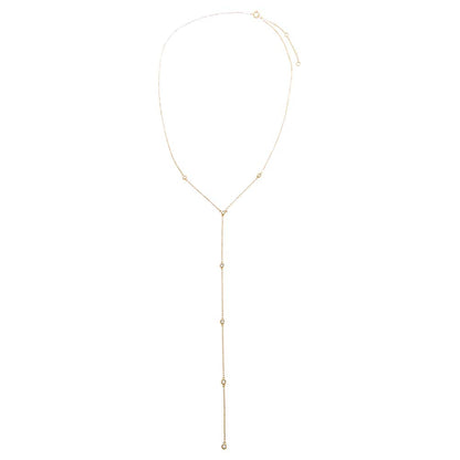 Diamond By The Yard Lariat 14K