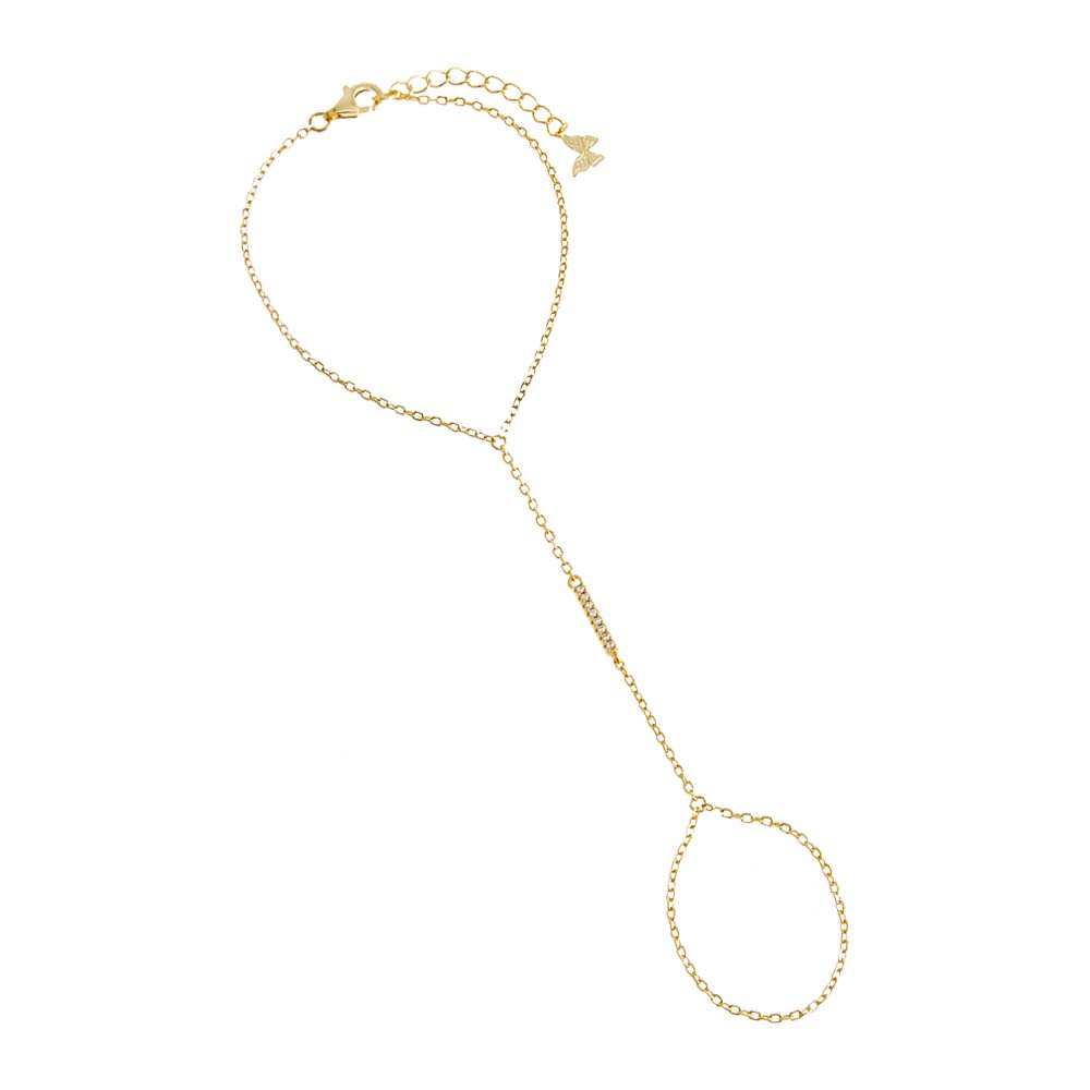 Pavé Bar Hand Chain