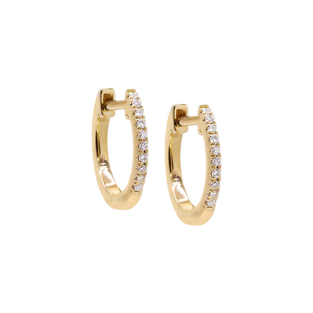 Diamond Huggie Earring 14K