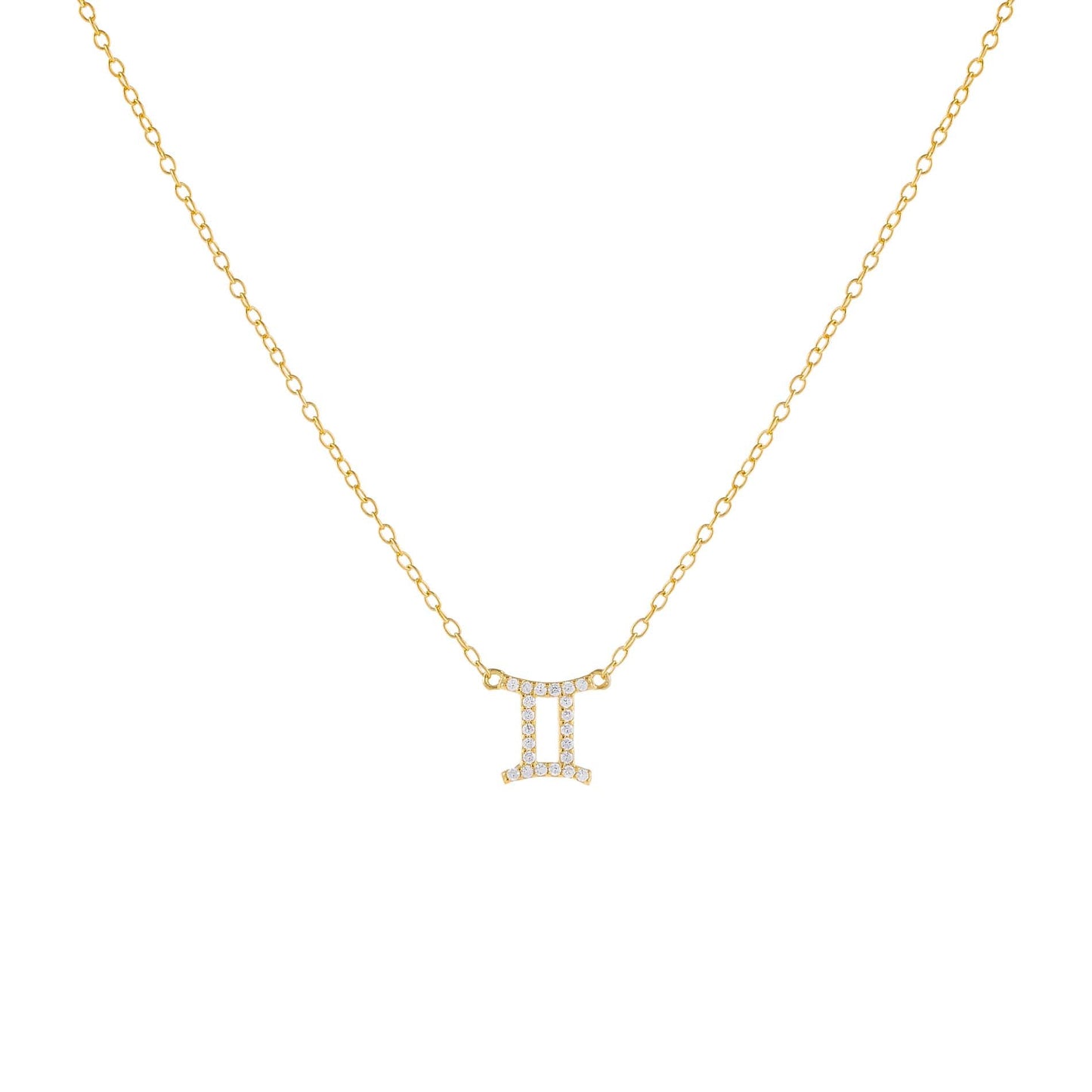 Pavé Zodiac Necklace