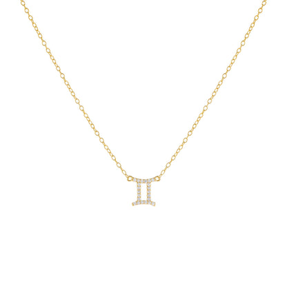 Pavé Zodiac Necklace