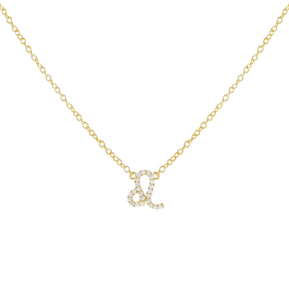 Pavé Zodiac Necklace