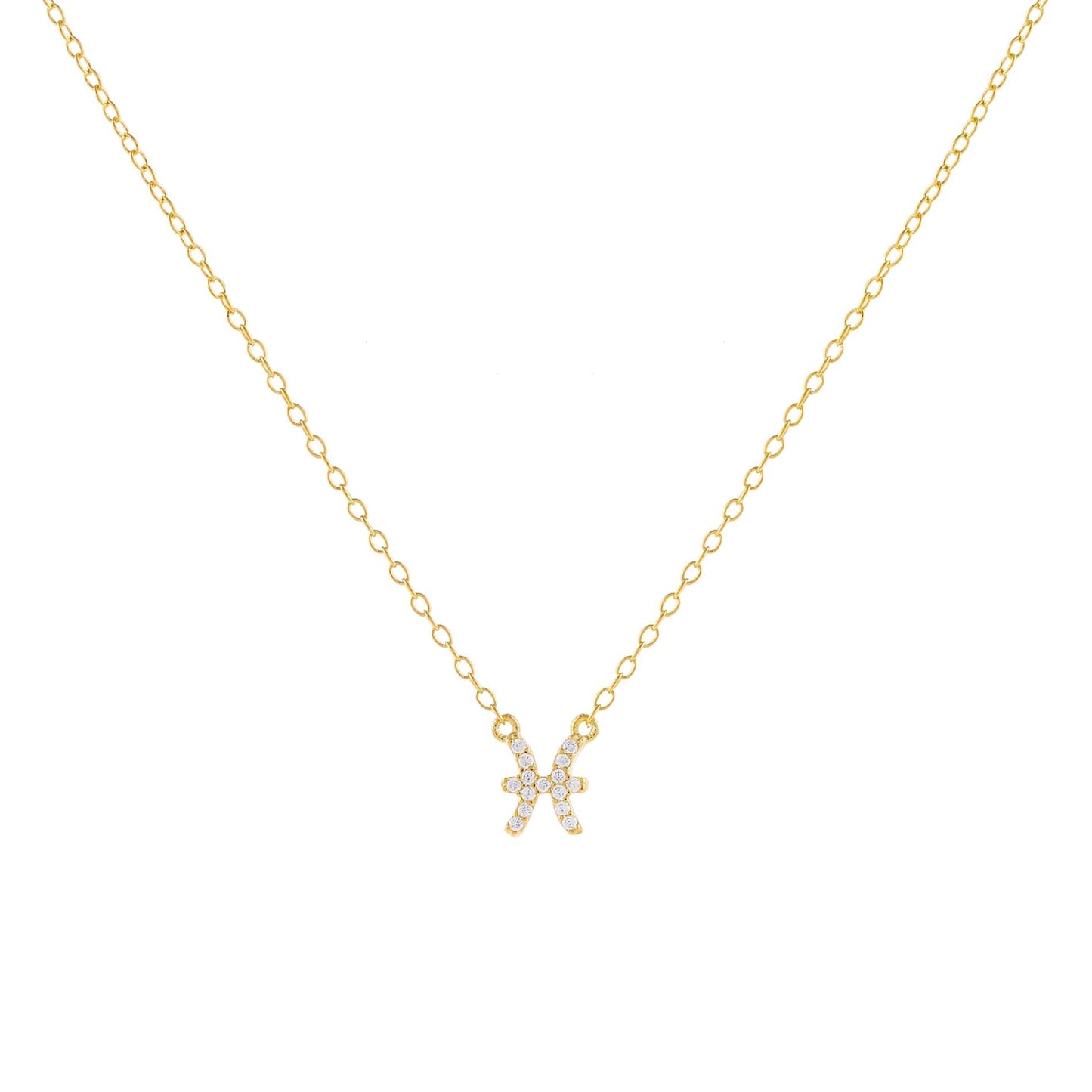 Pavé Zodiac Necklace