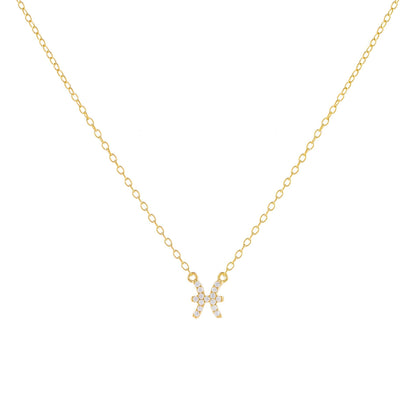 Pavé Zodiac Necklace