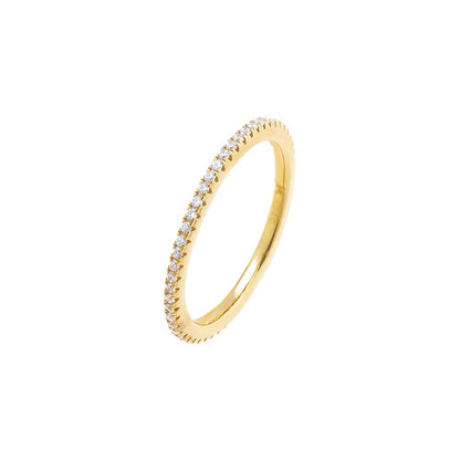 Micro Pavé Eternity Band