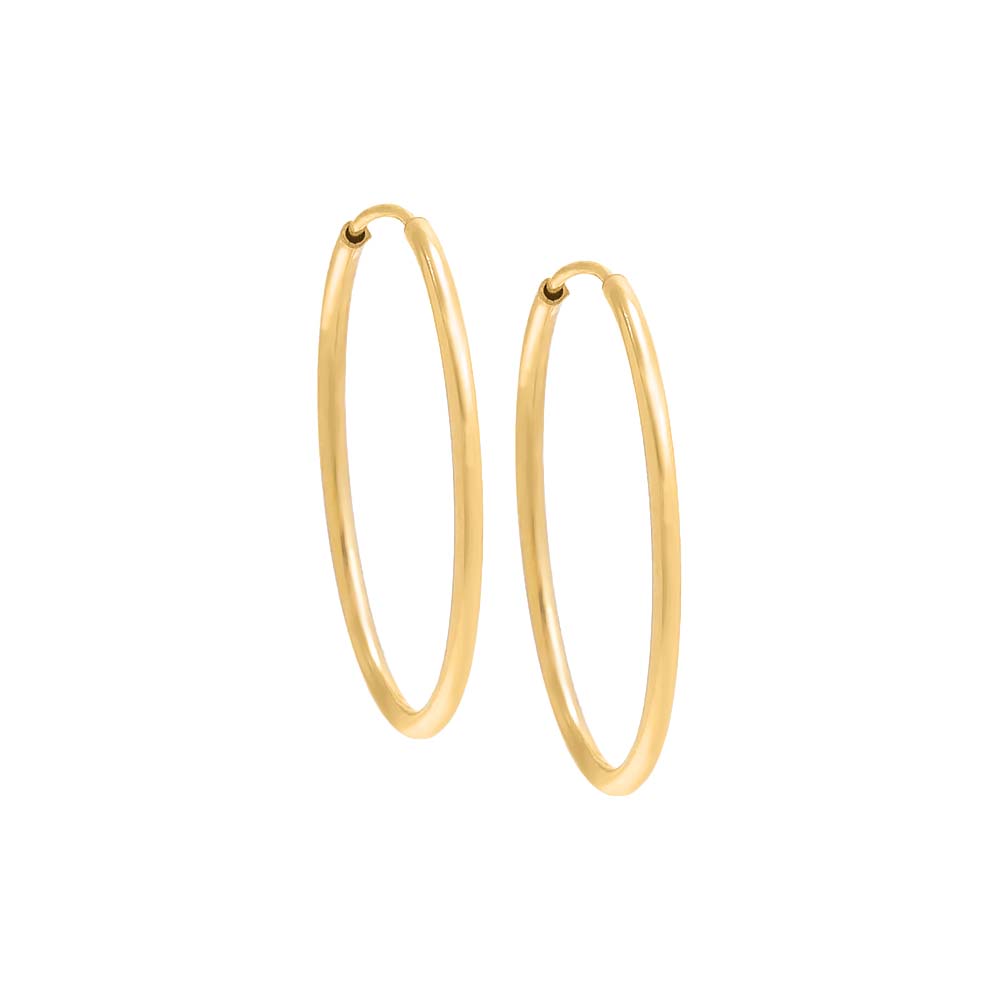 Thin Endless Hoop Earring