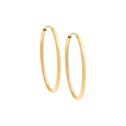 Thin Endless Hoop Earring