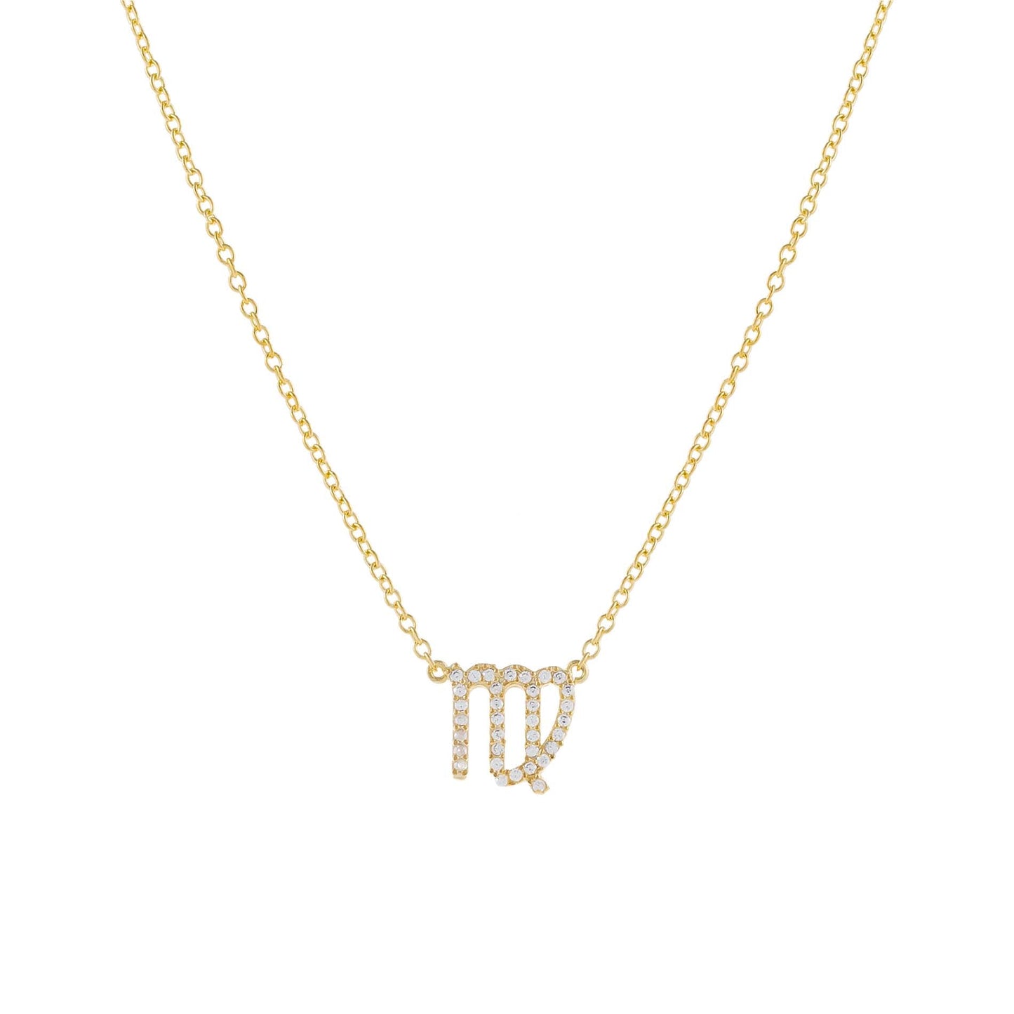 Pavé Zodiac Necklace