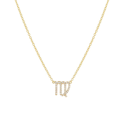 Pavé Zodiac Necklace