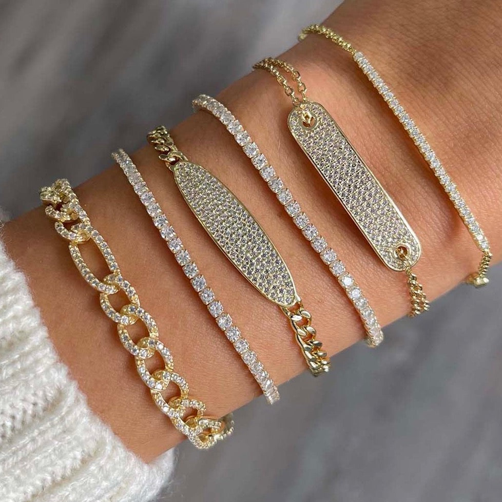 Classic Thin Tennis Bracelet