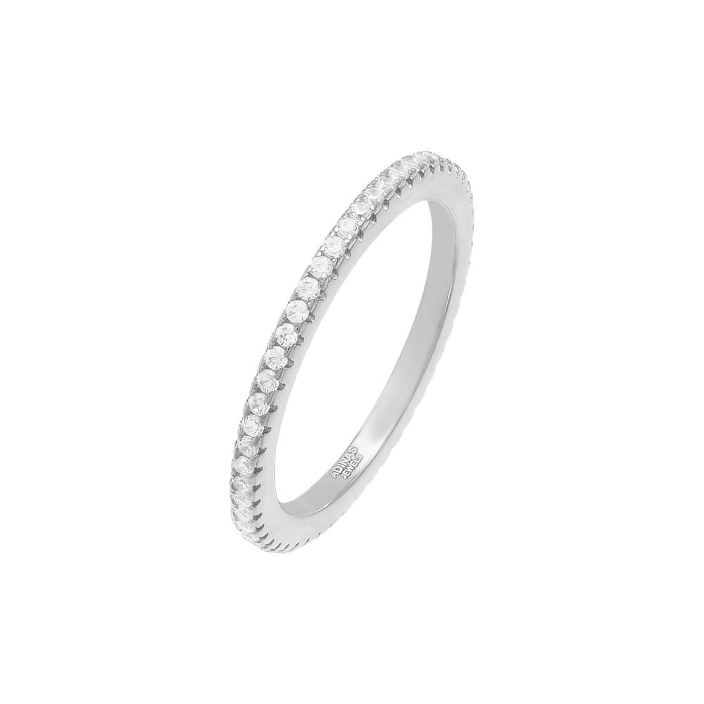 Micro Pavé Eternity Band