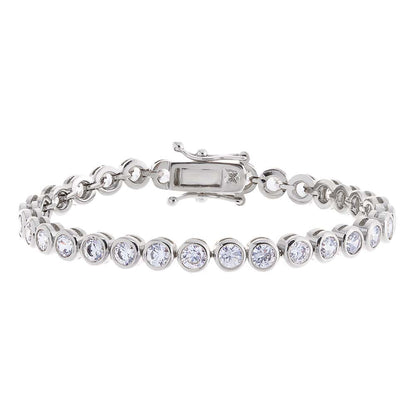 Bezel Tennis Bracelet