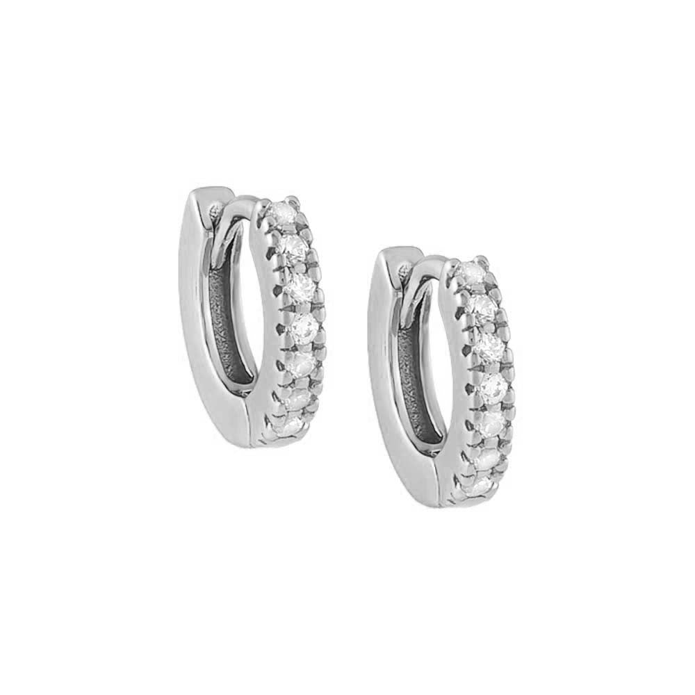 CZ Mini Huggie Earring