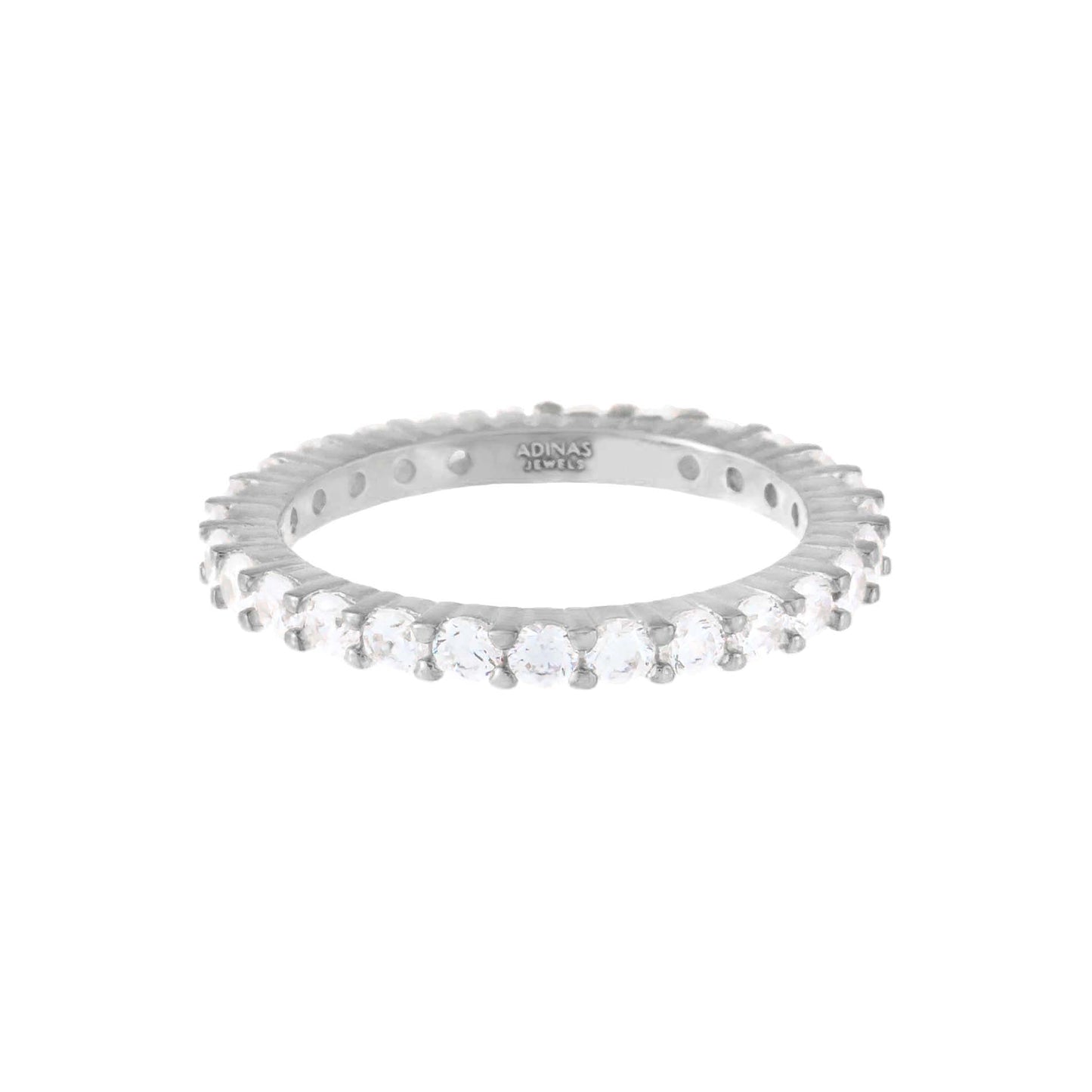 Thin CZ Eternity Band