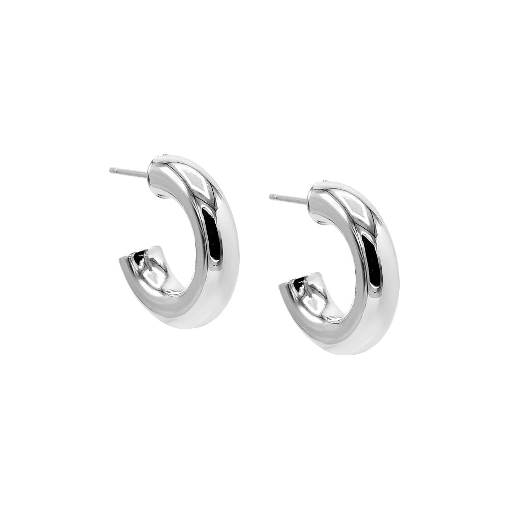 Chunky Hollow Hoop Earring