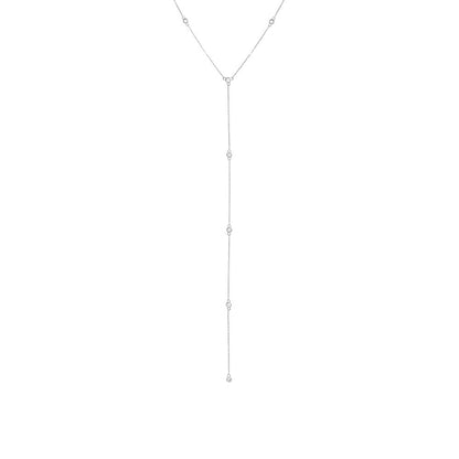 Diamond By The Yard Lariat 14K