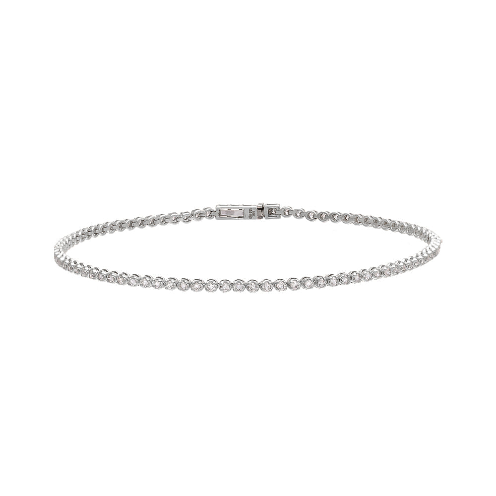 1 Carat Diamond Tennis Bracelet 14K